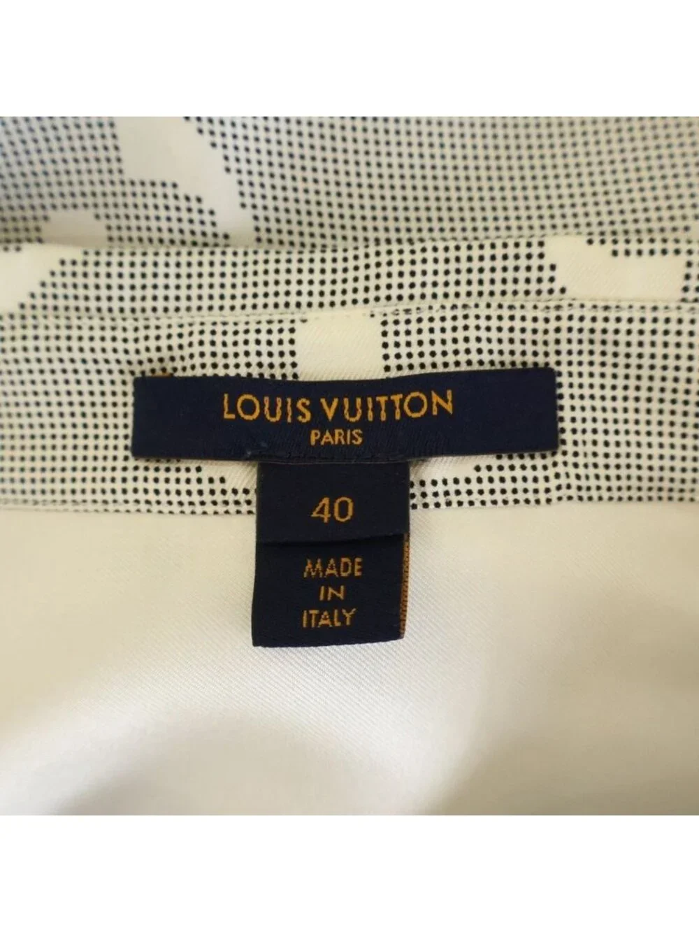 Louis Vuitton Inverted Mahina Monogram Masculine Long Sleeve Shirt Gray
